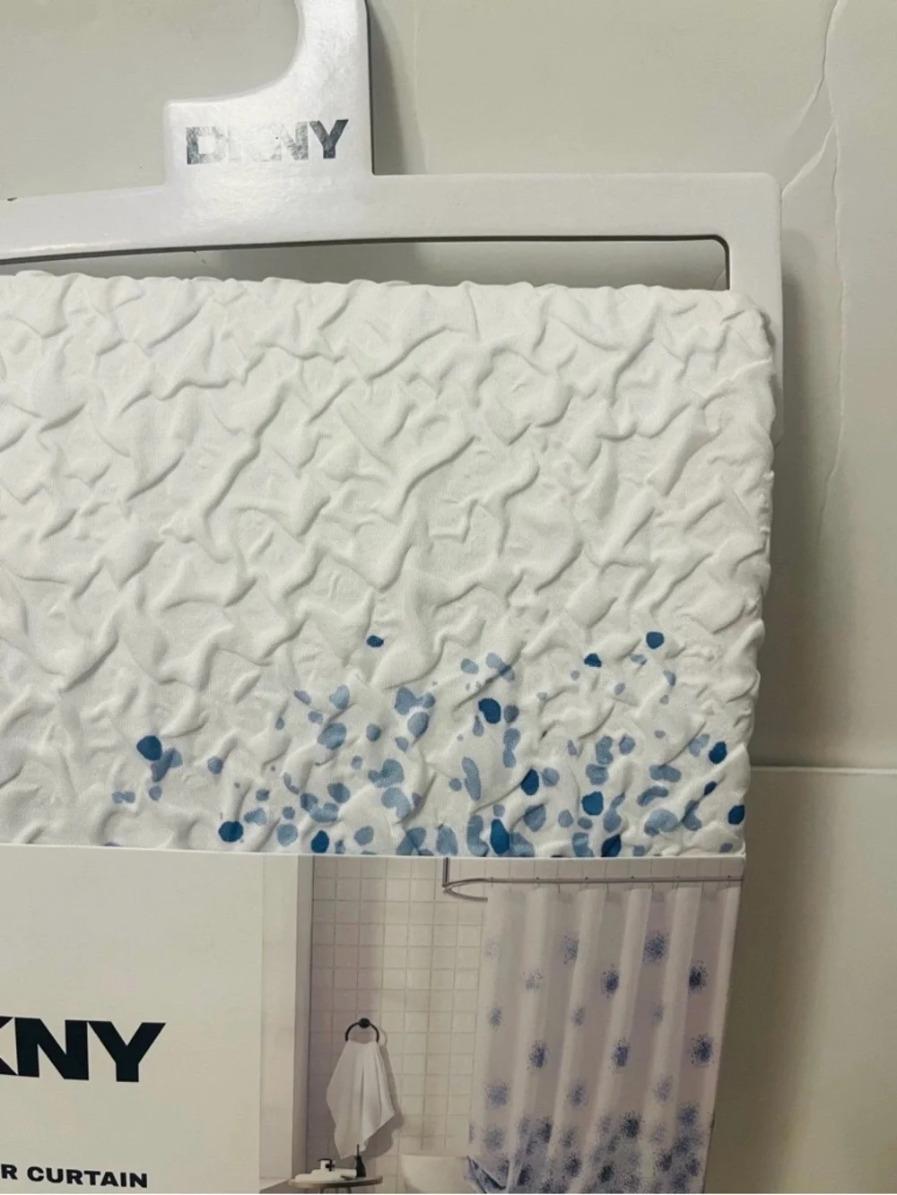 DKNY Splatterburst Microsculpt Shower Curtain 72